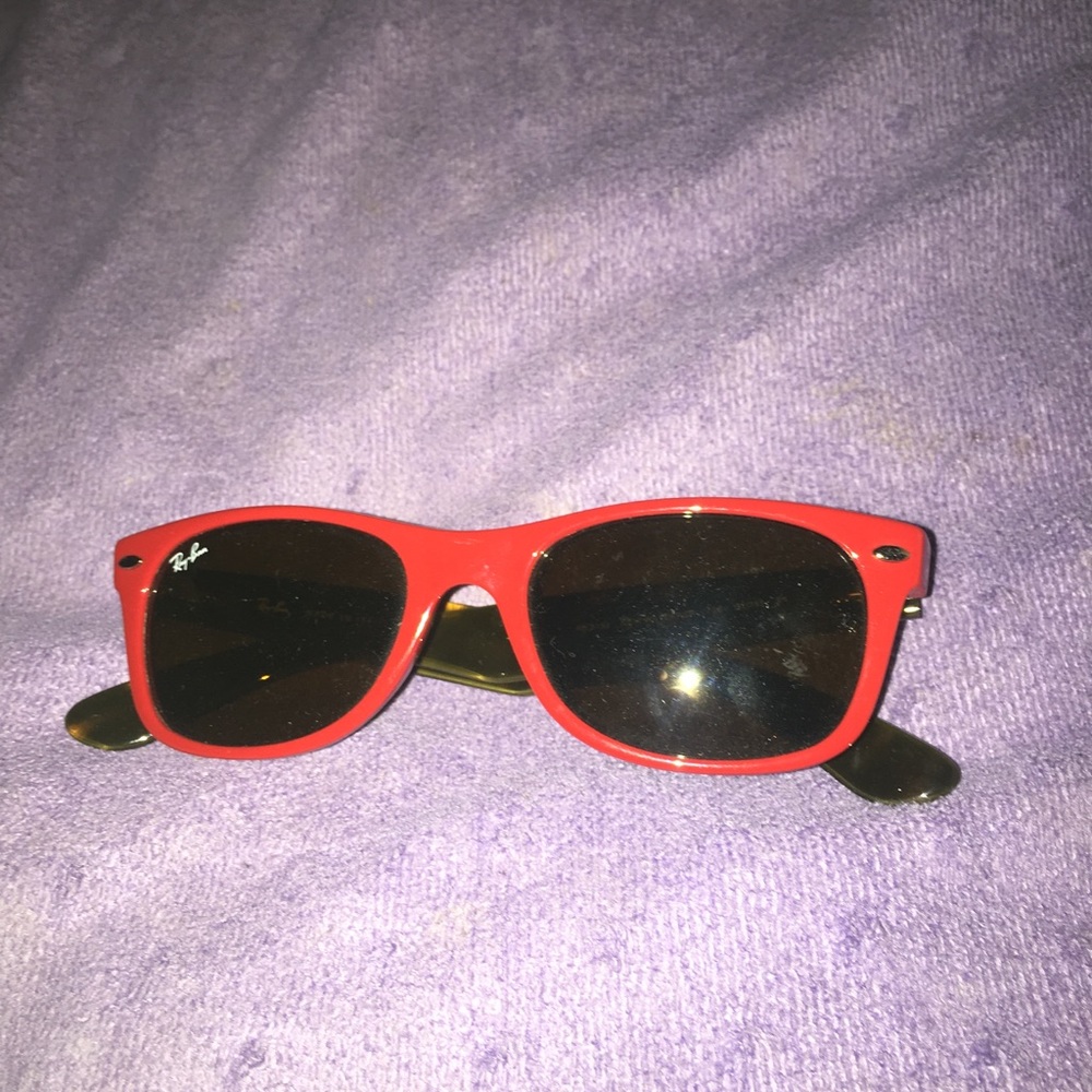 Red RayBan Sunglasses